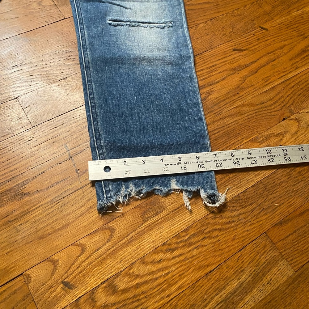 Rag & Bone Distressed Raw Hem Ankle Jeans Size 28 - Picture 5 of 11